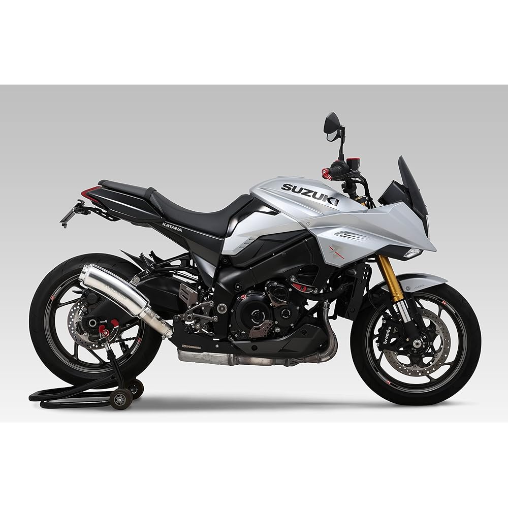 YOSHIMURA Slip-on KATANA(22) Titanium B-77 Cyclone Government Certification (Heat Guard Included) YOSHIMURA 110-19C-8400 Aluminum