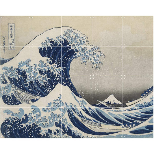 The Great Wave Katsushika Hokusai Dutch Wall Art IXXI