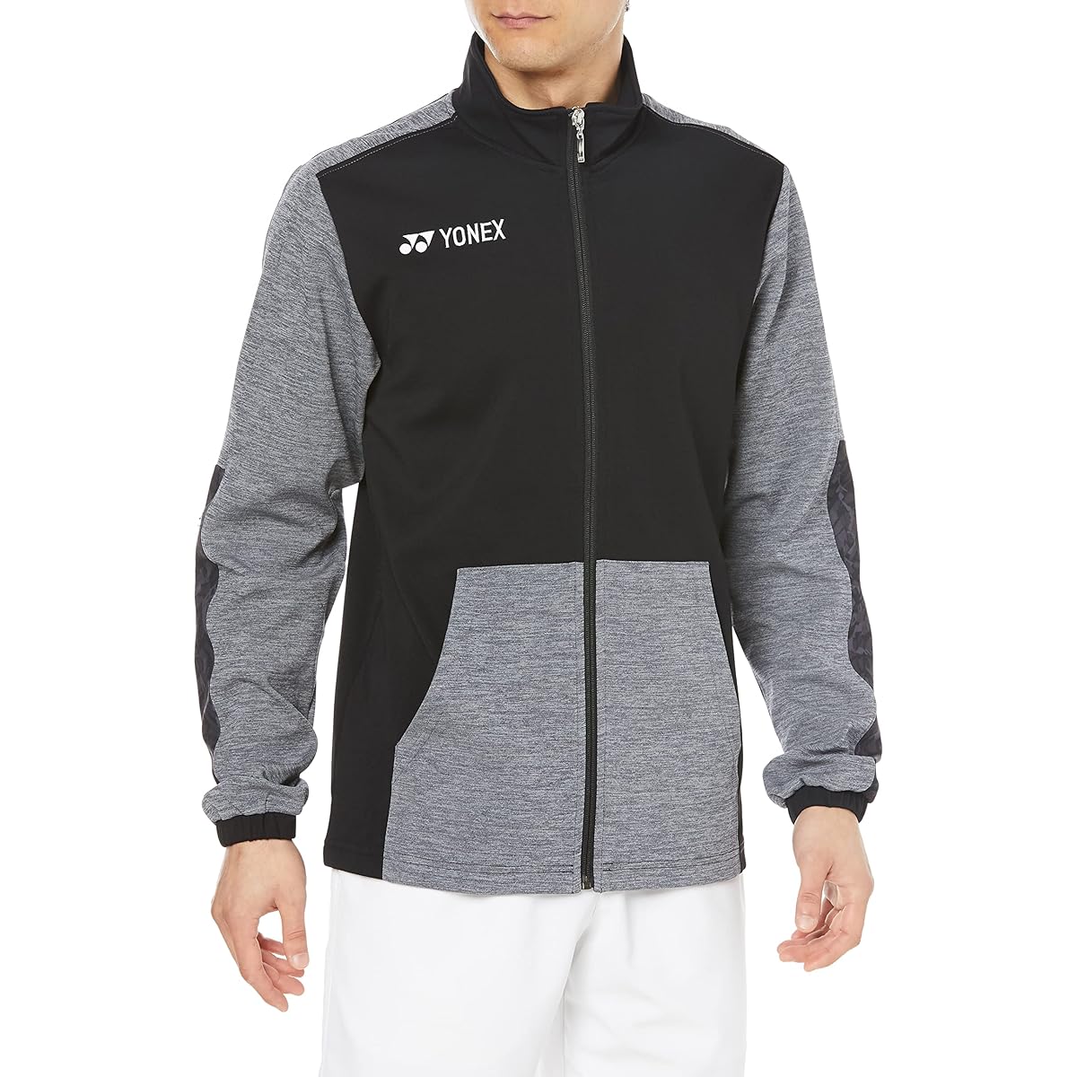 [YONEX] Jacket Knit Warm-up Shirt (Fit Style)