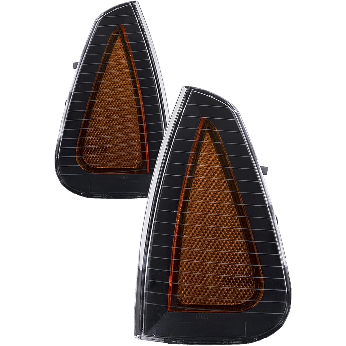 HEADLIGHTSDEPOT Side Marker Signal Light DODGE CHARGER 2006-2010 SXT RT SE SRT8 with left driver and right assistant seat signal light