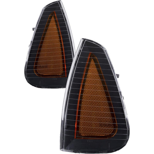 HEADLIGHTSDEPOT Side Marker Signal Light DODGE CHARGER 2006-2010 SXT RT SE SRT8 with left driver and right assistant seat signal light