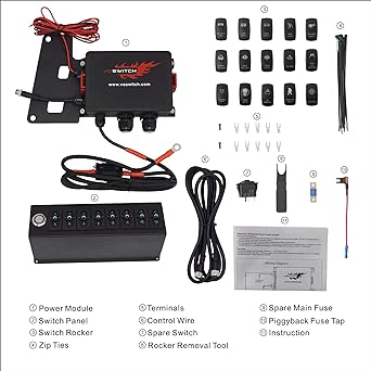 voswitch Jeep Switch Control System 8-Switch