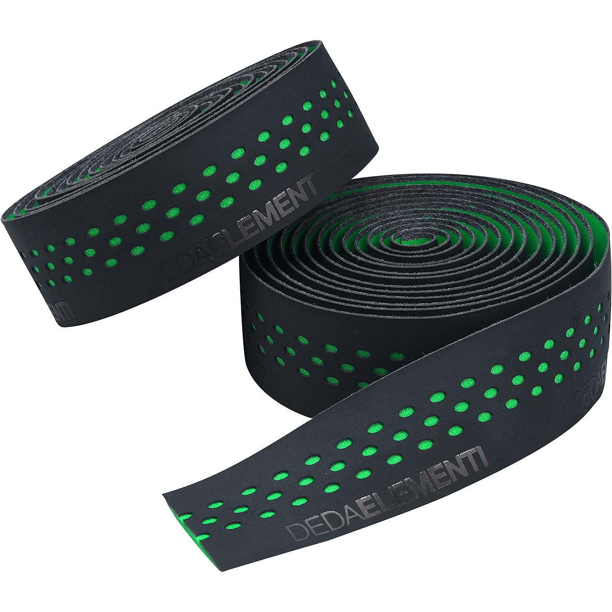 DEDA Bar Tape PRESA 408) Black/Green 349420008 Green Bar Tape Thickness: 3.0mm Thickness