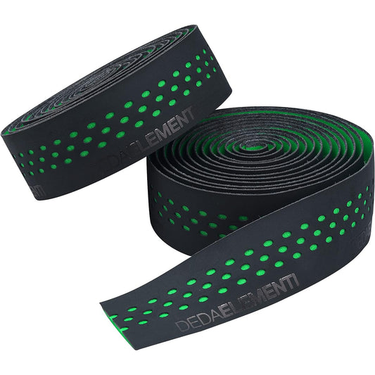 DEDA Bar Tape PRESA 408) Black/Green 349420008 Green Bar Tape Thickness: 3.0mm Thickness