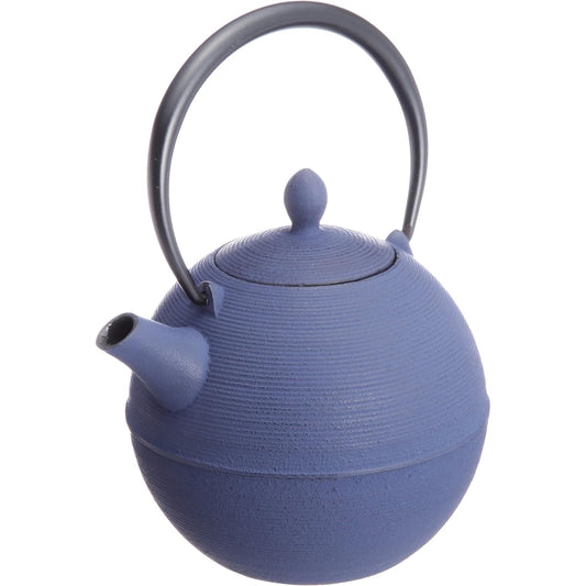 World Create Aika Japanese Tableware Hinomaru Purple Navy Iron Teapot 10258