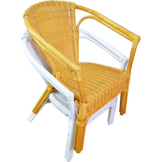 Otake Sangyo Otake Rattan Rattan Wicker Chair Natural 60x60x75cm Natural Natural Wood Finished Product 1 Leg