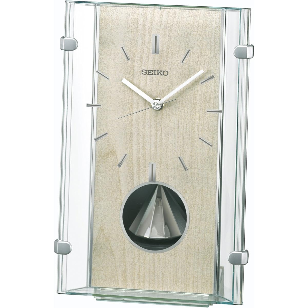 Seiko Clock Table Clock Radio Analog Rotating Decoration Light Green BY240M SEIKO