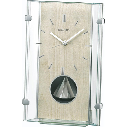 Seiko Clock Table Clock Radio Analog Rotating Decoration Light Green BY240M SEIKO