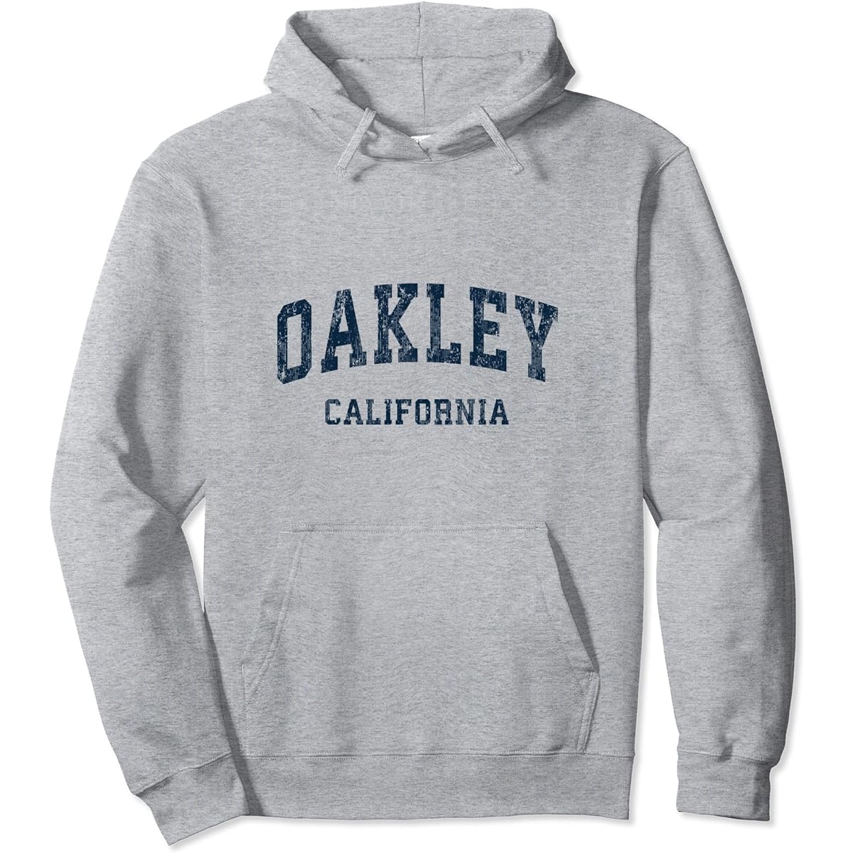 Oakley California CA Vintage Varsity Sports Navy Design Parka