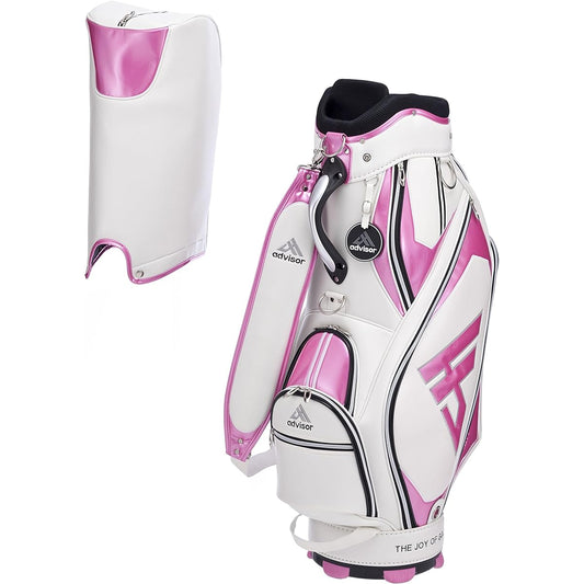 advisor ADB1201 caddy bag ADB1201WP white/pink