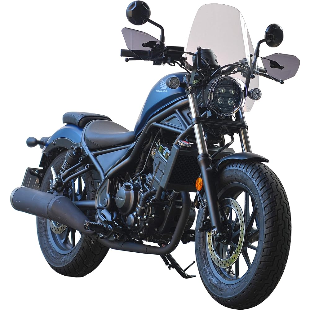 AF ASAHI Windscreen Polycarbonate Resin/Made in Japan Rebel250(2BK-MC49/'20-), Rebel500(2BL-PC60'20-) Clear RBL-03