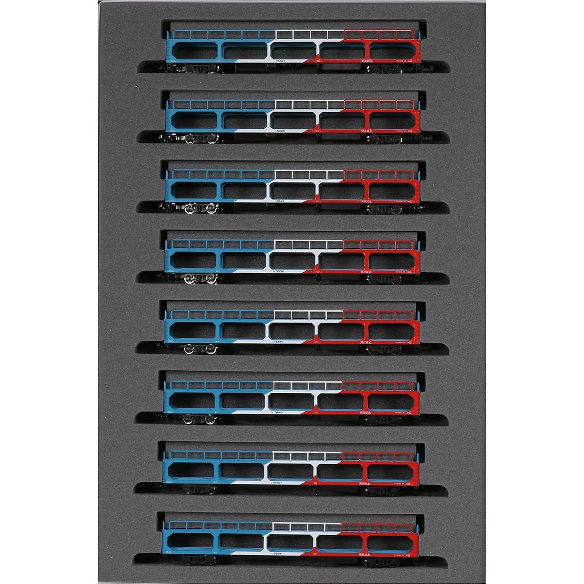 KATO N Gauge Ku5000 Tricolor Color 8-Car Set 10-1603 Railway Model Freight Car