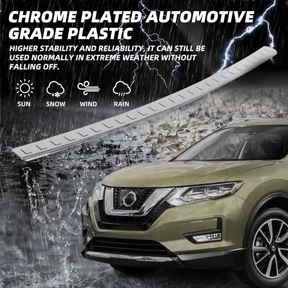 ECOTRIC Rear Bumper Cover Rear Trunk Boots 2014-2016 ROGUE Replacement 999T6-G2000 999T6G2000 999B1G500A 99B1 G500A