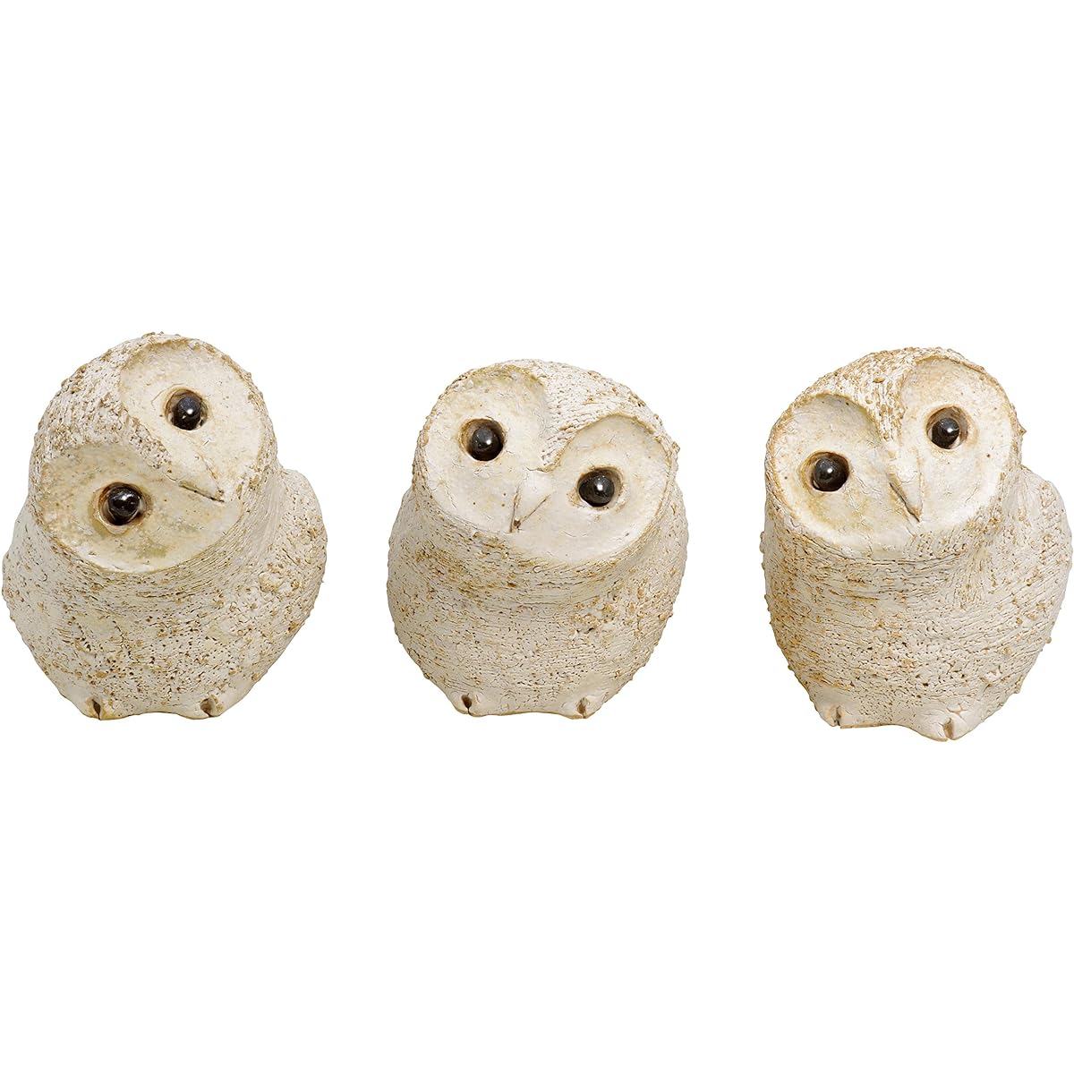 Shigaraki Ware Hechimon Owl 3 Brothers (3 types set) 4-0175