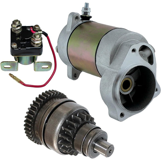 Caltric Starter Drive & Relay Solenoid fits Polaris Trail Blazer 250 1990-2003.