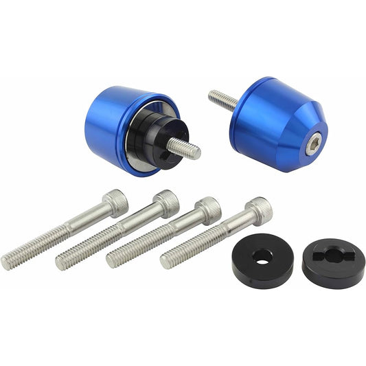 POSH Handlebar End Middle Weight Honda/Suzuki M6 Blue 032979-01 Bar End Cap