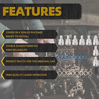 DASBECAN High -pressure ball tool O -ring/Injector seal kit 8 packs