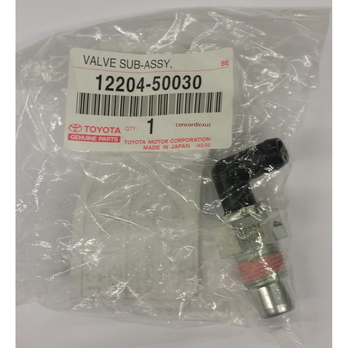LEXUS 12204-50030, PCV valve.