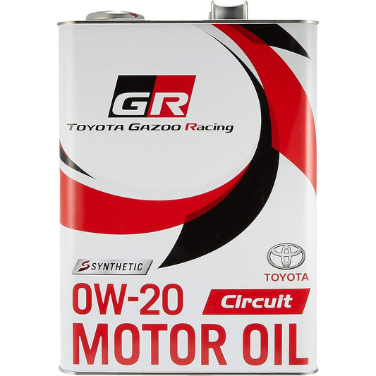 TOYOTA GAZOO Racing Toyota Genuine GR MOTOR OIL Circuit 0W-20 4L Engine Oil