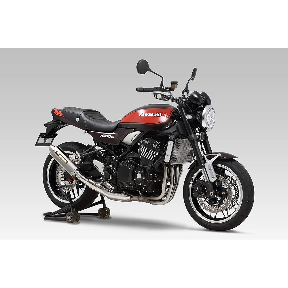 YOSHIMURA Slip-on Z900RS/Z900RS CAFE(18-22/23) BREVIS Cyclone Government Certified Stainless Steel Cover YOSHIMURA 110-269-5450