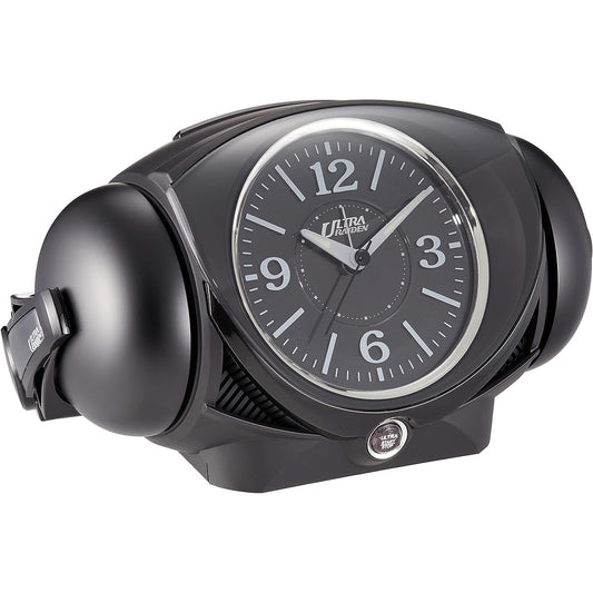 Seiko Clock Alarm Clock Analog Loud Bell Sound PYXIS ULTRA RAIDEN Black NR441K SEIKO