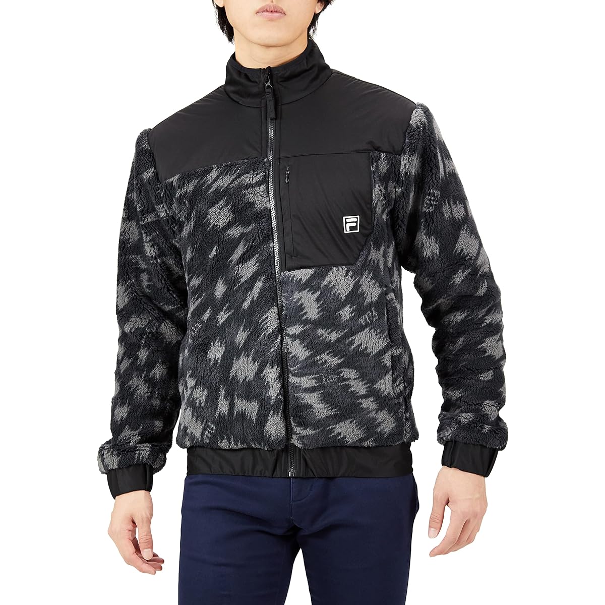 [Fila Golf] Blouson [Fila Golf] Boa Fleece Blouson Jacket Men's 782207