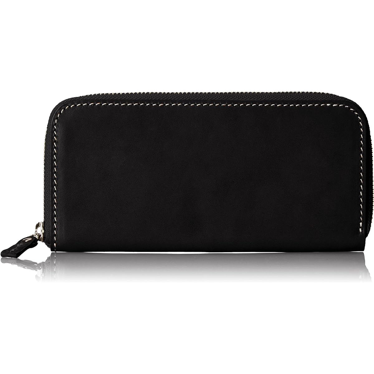 Summer Oil (Tochigi Leather) Round Wallet L BK 20345