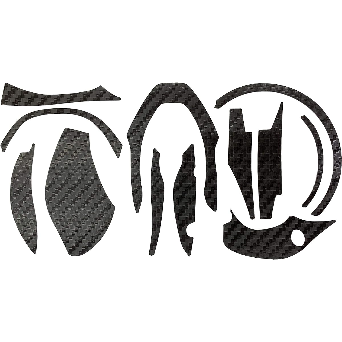 2929Works 17 Engetsu carbon style custom decal armor -yoroi- scratch prevention scratch protection bait reel custom