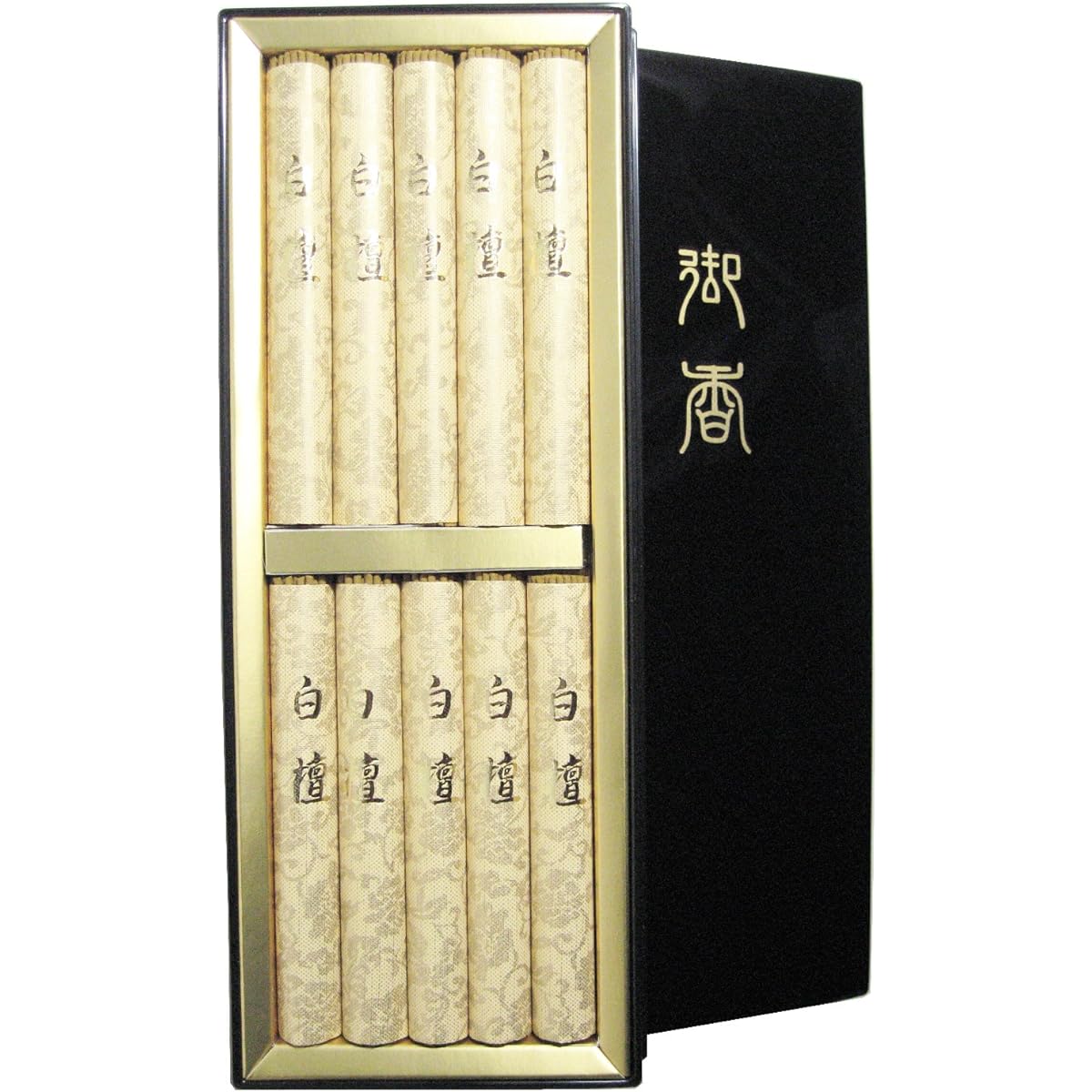 (Packaged product with gift tag) Awaji Baikundo's incense sticks for gifts Sandalwood (lacquered box) 10 bundles Memorial services Memorial services Mourning visits Ceremonies for the Buddha 49 days Incense gifts Gift incense sticks Natural sandalwood Sa