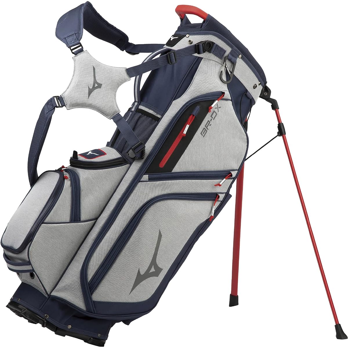 MIZUNO Golf Caddy Bag BR-DX Stand 2021 Model Men's Approx. 3.0kg 10.5 Type (82cm)/47 Inch Compatible/14 Divided 5LJC2128