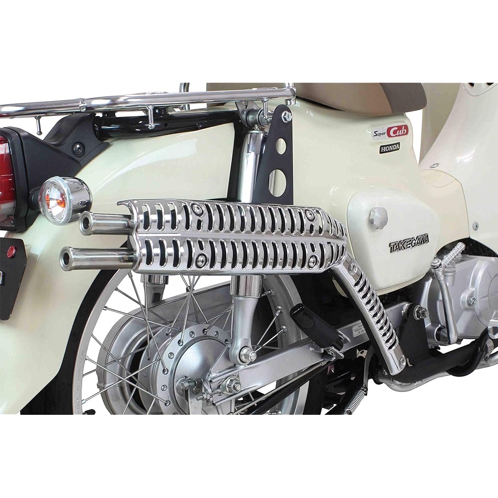 SP Takegawa Full Exhaust Muffler Scrambler Muffler (Lift Up) Super Cub 110/Cross Cub 110 04-02-0335