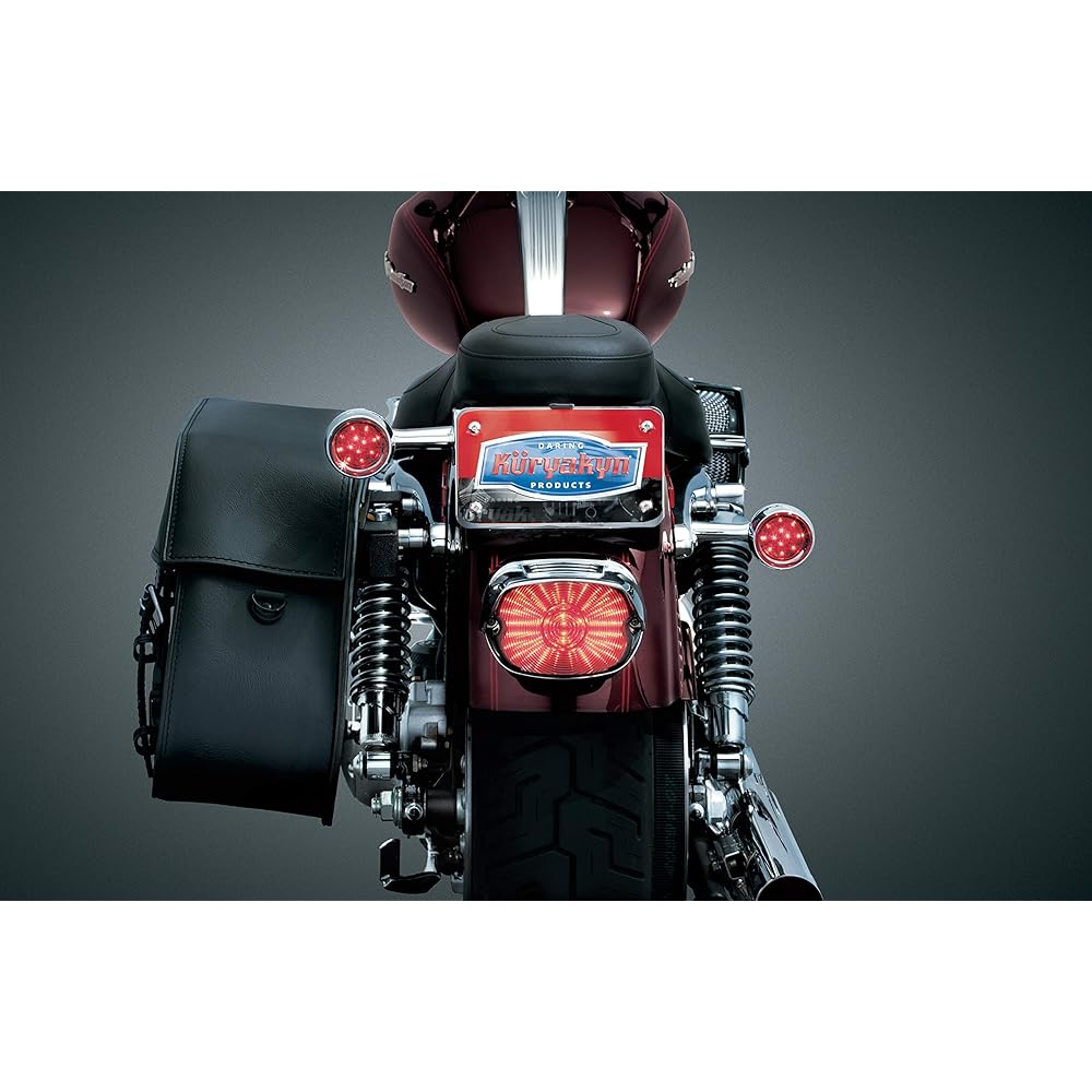 3155 LICENSE PLATE TURN SIGNAL RELOCATION MOUNT FOR USE W/EDGE SADDLEBAGS CLEARKIN