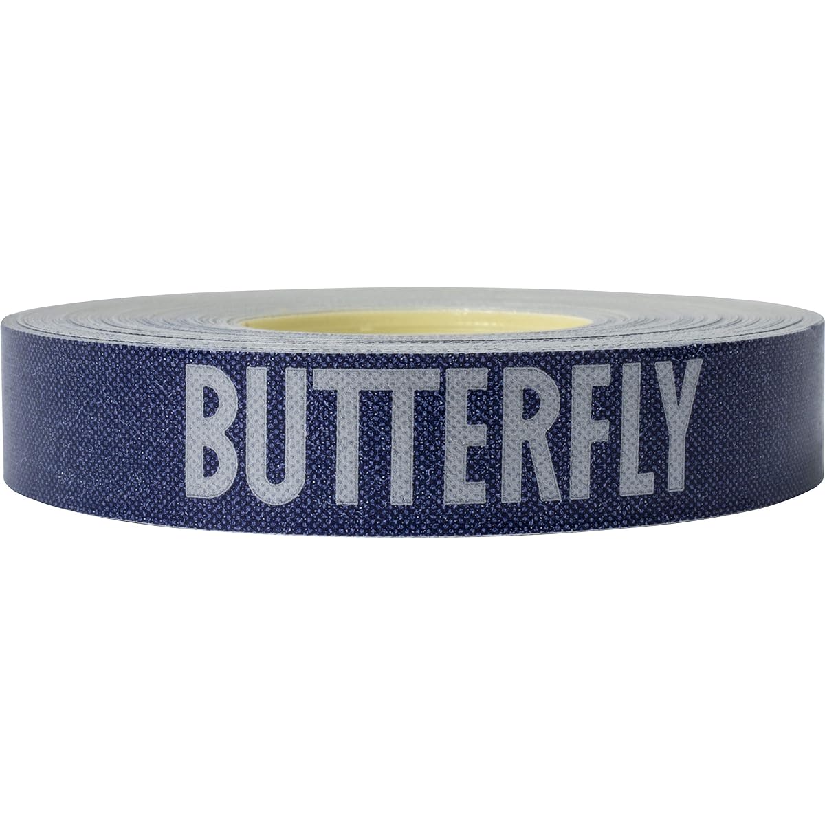 Butterfly Side Tape Protects Rubber and Blade Edges for Table Tennis Paddles - Blue/Silver - 12mm Width - Roll 10m (20 Racquets) 50m (100 Racquets)