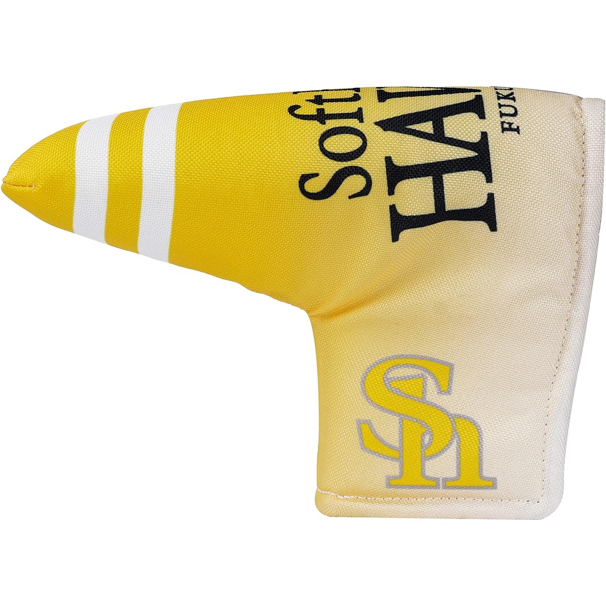 Rezax Fukuoka Softbank Hawks Putter Cover for Blades & Mallets Yellow SBPC-1844