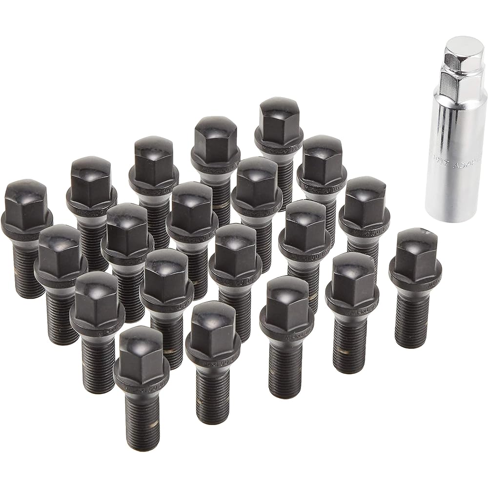 ERST Black Bolt M14x1.5-Below Neck 30mm 20 pieces + Adapter Set