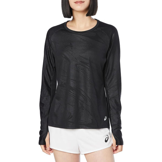 [ASICS] Running Wear Running Embossed Long Sleeve Shirt 2012C879 Women's