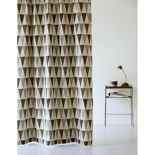 Quarter Report Curtains available from 16 sizes Coty Brown Width 150 x Length 178 cm Set of 2 Ecological fibers [Made in Japan]