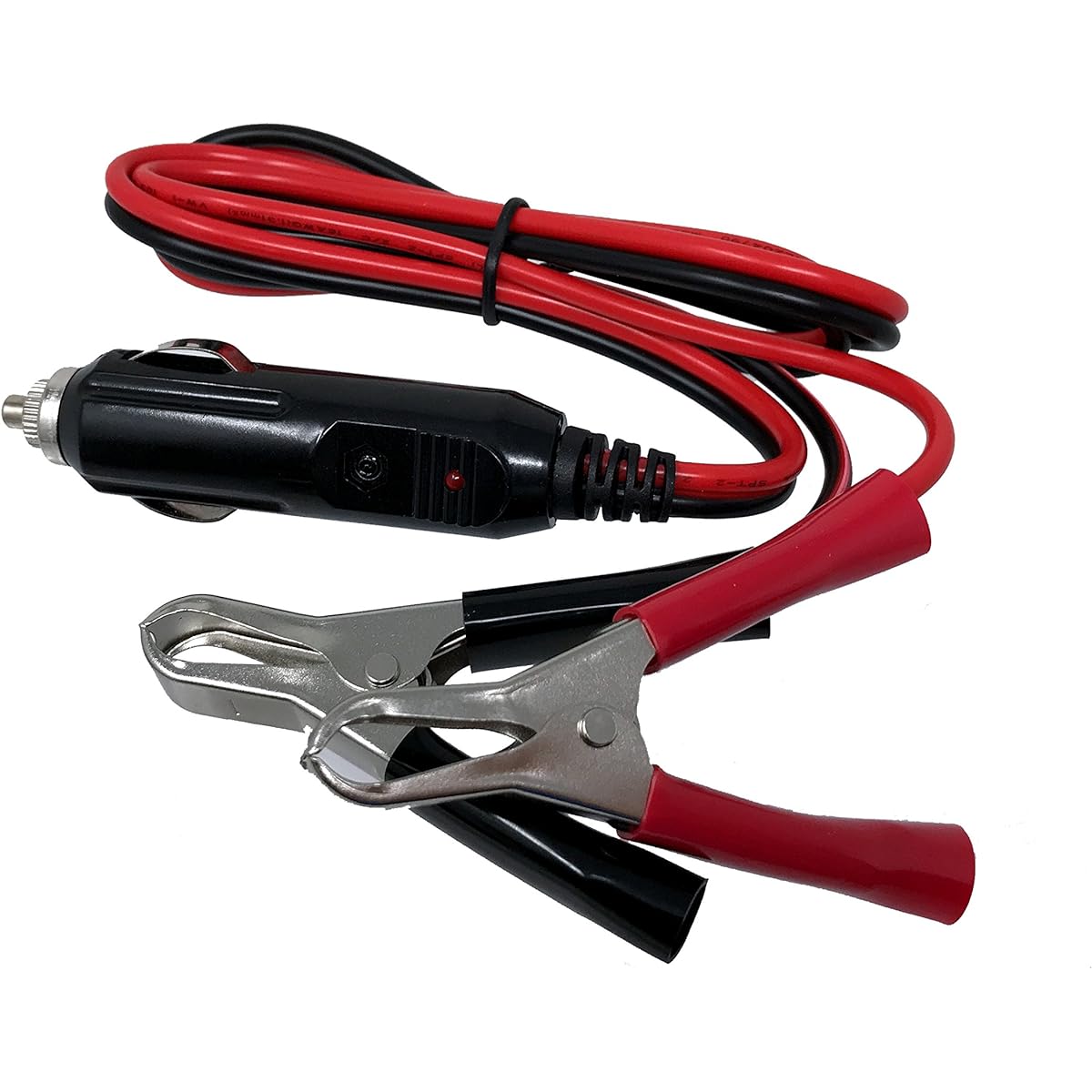 TETRA-TEKNICA MOTOBASICS Series ACM-01 12V Cigar Writer Ma Plug Battery Clamp 3 feet 16AWG Copper wire 10A Built-in fuse
