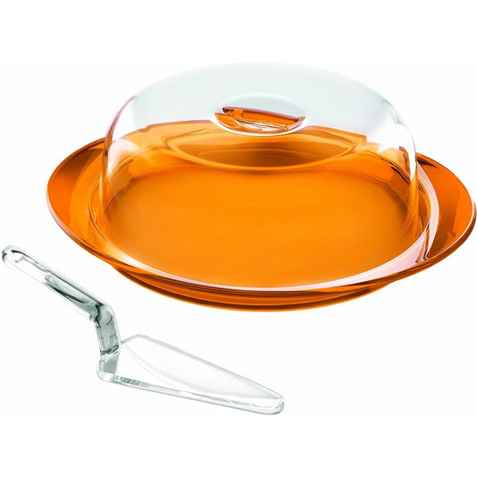 guzzini FEELING Cake Dome & Server Orange 229200.45