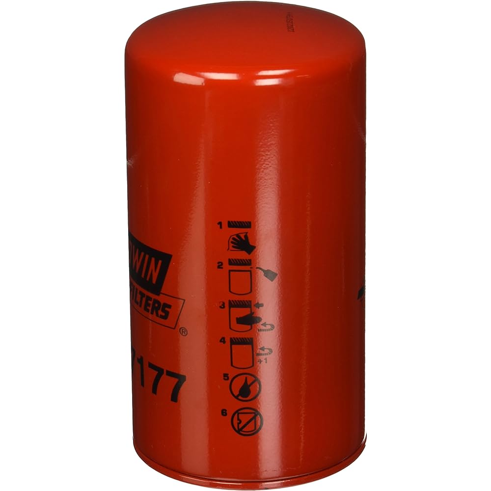 BALDWIN B7177 High durable durable lubricating oil spin -on filter red