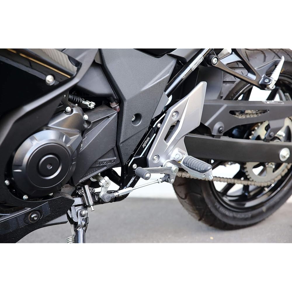 Kijima Motorcycle Bike Parts Step Step Up Bracket GSX250R(2BK-DN11A) Black Anodized 213-4385