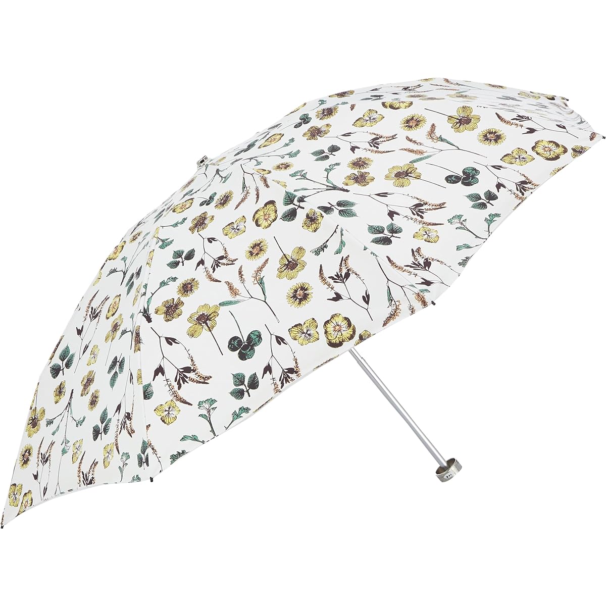 MOONBAT Fuwacool Folding Umbrella Parasol [For both sunny and rainy weather, First class shading] 50cm Botanical