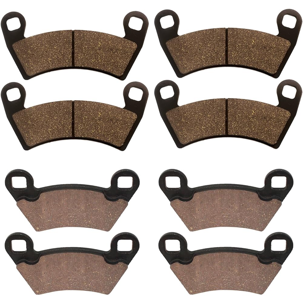 Caltric Front & Rear Brake Pad Polaris Ranger XP 900 2013-2016