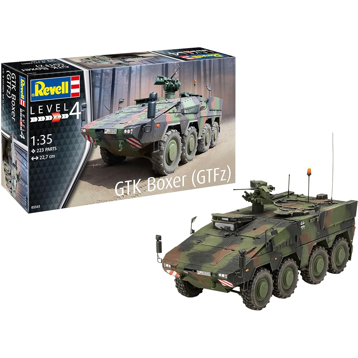 German Revell (Revell) 1/35 GTK Boxer GTFz Plastic Model 03343