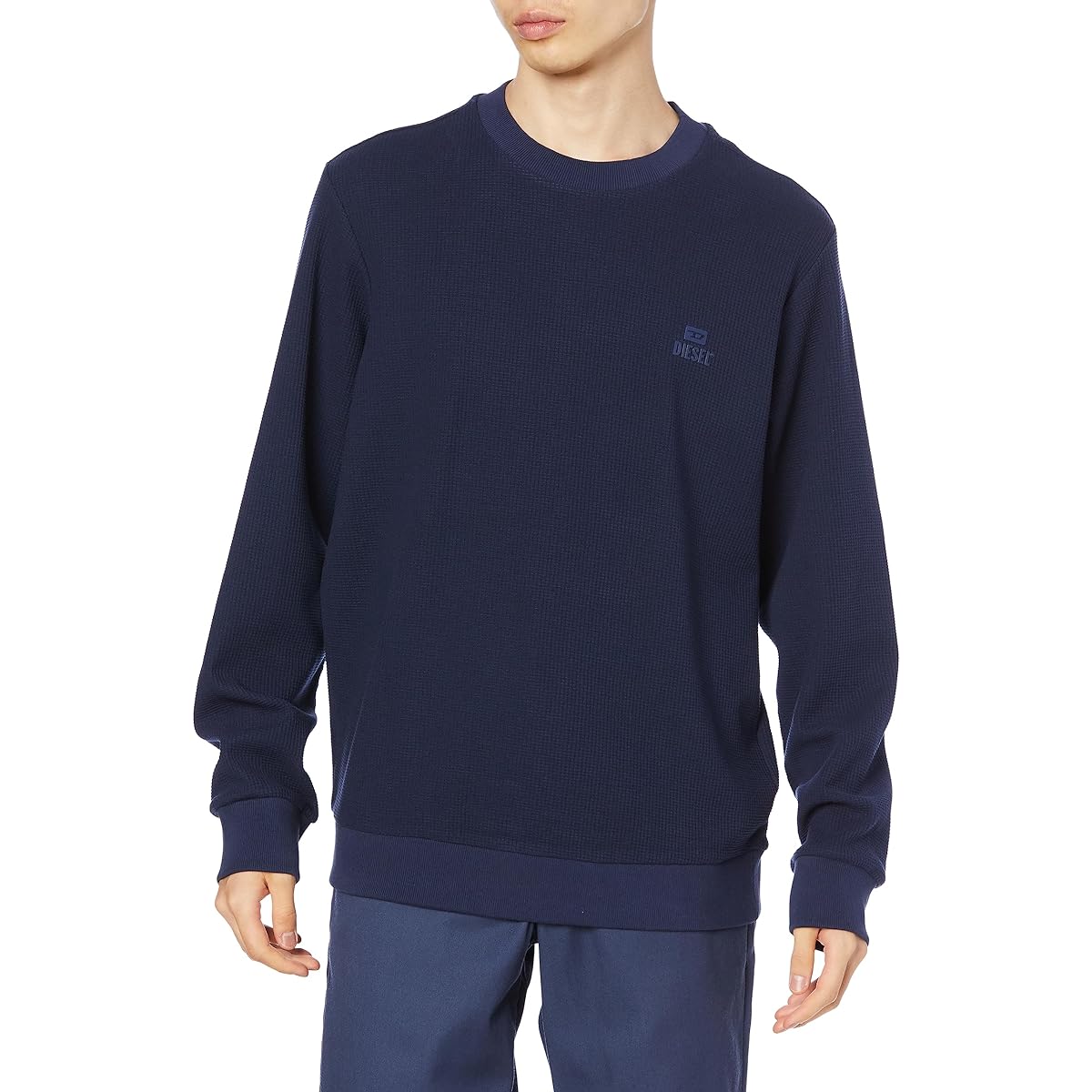 [Diesel] Men's Sweat Pullover S-PEWTER