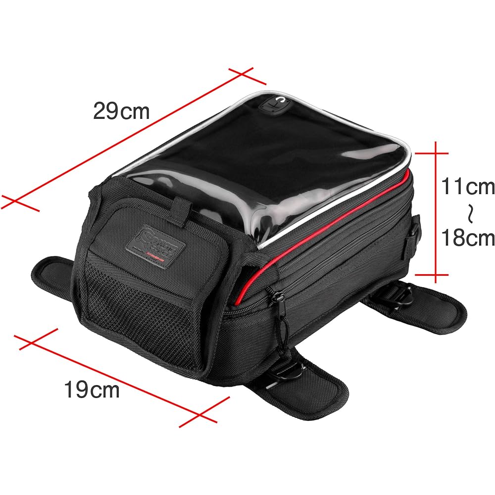 [Komine] SA-214 Touring Tank Bag for Motorcycles