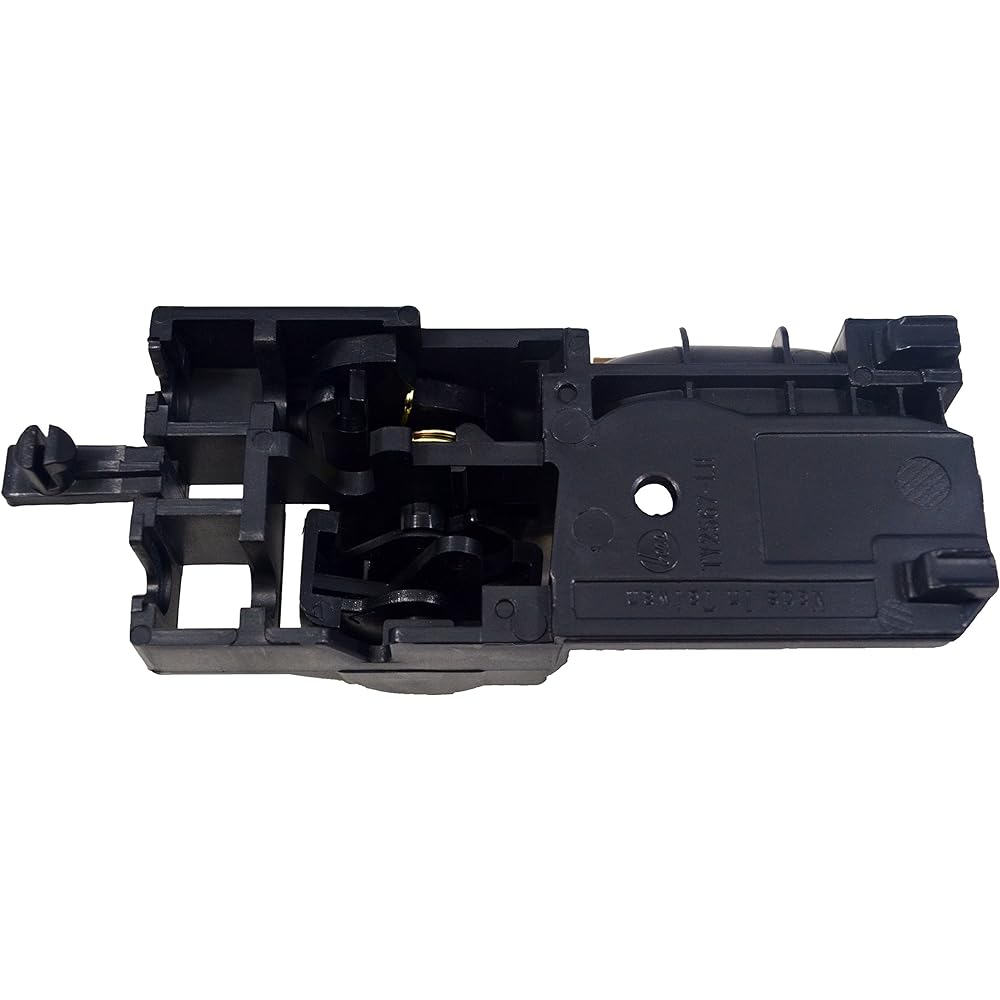 PT Auto Warehouse to-2567A-LH Inner door handle black (stone) Ride seat side