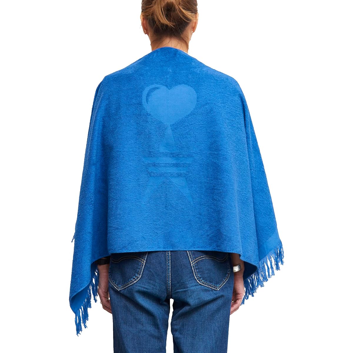 [H Tokyo] FRINGY BATH TOWEL Bath Towel Fringe Towel Towel Made in Imabari Made in Japan Large (Navy)