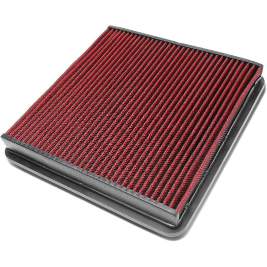 DNA MOTORING AFPN-140-RD drop-in-panel air filter [07-17 Ford Expedition/F Series/Lincarn Navigator]