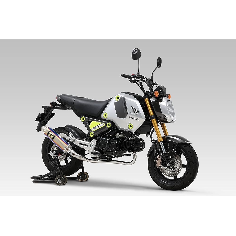 YOSHIMURA Full Exhaust GROM(21) Straight 762 Cyclone Government Certified Machine Bent Black Paint YOSHIMURA 110A-43G-6660